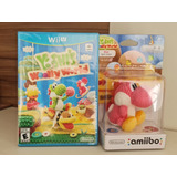 Yoshis Wooly World + Amiibo Lacrados Nintendo Wii U Original