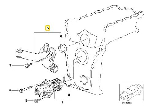 Termostato Completo Bmw Serie 3 E36 318ti M44 Foto 2