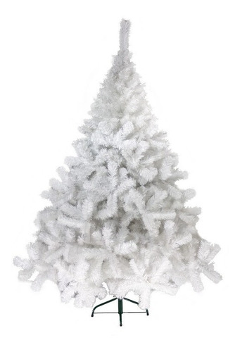 Arbolito De Navidad Blanco Montañes Deluxe 1,80mts Pie Metal