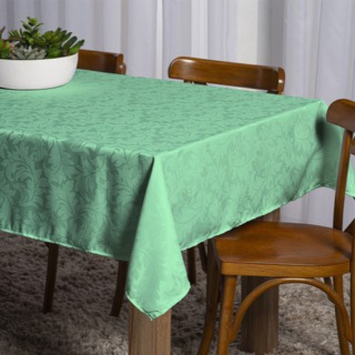 Toalha De Mesa Jacquard 2,20m 6 Cadeiras