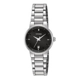 Reloj Dama Diseño Elegante Citizen Eu6010-53e Acero Cuarzo Linea Mujer