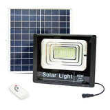 Foco 99 Led 60w + Panel Solar + Control / Electronicaroca