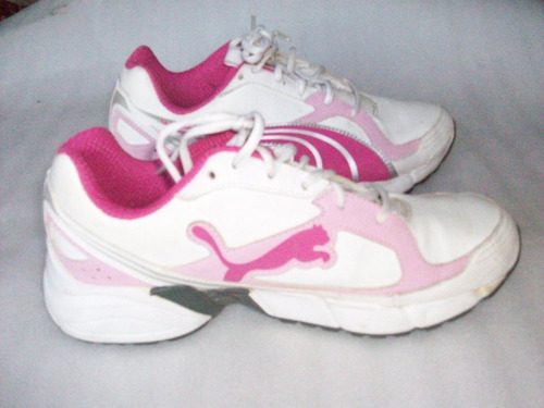 Puma Zapatillas Mujer Blanco/rosado Us6 Sport Lifestyle
