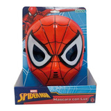 Spiderman Mascara Careta Con Luz Marvel Original Ditoys