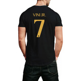 Remeras Real Madrid Algodon Fan 7 Vini Jr, 10 Modric, Etc