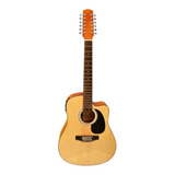 Segovia Sgd20eca Guitarra Texana Electroacustica 12 Cdas Nat