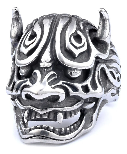 Anillo De Mascara Oni Japonesa Demon Poppe Arg