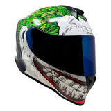 Casco Kov Moto Dc Kroon Joker Guason Integral 2.0 Verde Tamaño Del Casco L