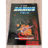 Manual/ Instruction Booklet Darius Twin Super Nintendo Snes