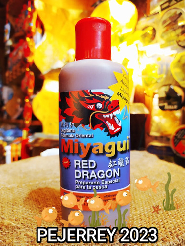 Miyagui Dragón Oriental Red Tonalizador Y Atrayente De Peces