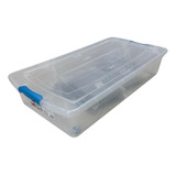 Caja Organizadora 36lts Wenco C/ Ruedas Bajo Cama 77x39x16cm