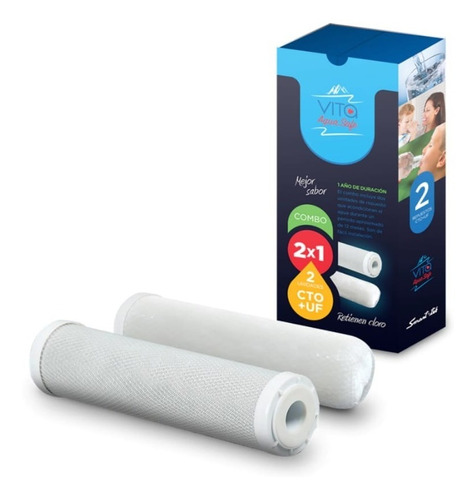 Kit Filtros De Repuesto Para Purificador De Agua Aqua Vita