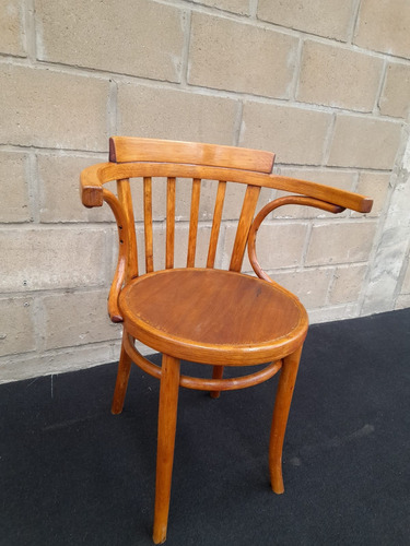 Antiguo Butacon Bar Original  Thonet Asiento Madera