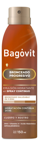 Bagovit Bronceado Progresivo Autobronceante 150ml