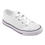 Zapatilla Infantil De lona Urbana Casual - Blanco - 7190