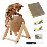 Accesorio Rascador Pelota Para Gat Cat Scratcher De Onda 5pz