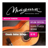 Encordado Para Guitarra Clásica Criolla Magma Plateada Gc110