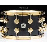 Tarola Dw Collectors Gun Metal Glass Maple 14x8