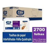 Toalha Excellence Interfolhada 2700 Folhas Quádruplas Elite