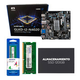 Kit Actualización Tarjeta Madre + Celeron + Ram 4 Gb Ssd 120