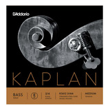 D 'addario Ks612 3/4.4 yard Kaplan Solo Contrabajo E String 