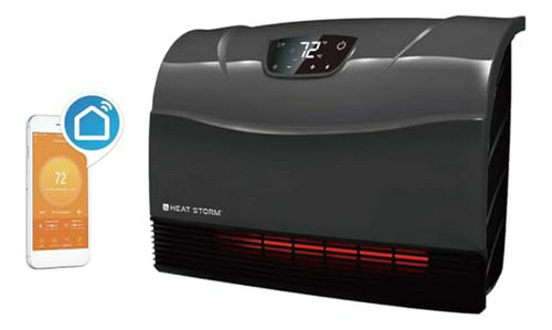 Calefactor Infrarrojo 1500w Con Pantalla Táctil Y Wifi