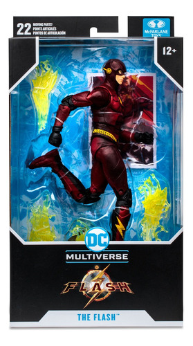 Figura De Acción  Dc Multiverse Flash Flash The Flash Movie De Mcfarlane Toys Multiverse