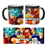 Taza Dragón Ball Z Mágica Goku Cerámica Premium Vegeta