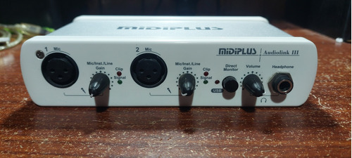 Interfaz De Audio Midiplus Audiolink Iii