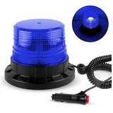 Baliza Giratoria Led 12v 24v Flash Seguridad Vial Azul