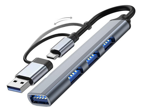 (a) Hub Usb-c De Puerto, Expansor Múltiple Usb 3.0 Tipo C Pa