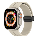 Correa Magnética Silicona Para Apple Watch Ultra 9 8 7 Se 6