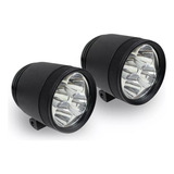 Par De Faros De Luz Blanca Para Motos Exploradoras Universal