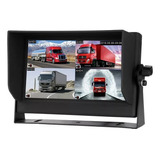 Monitor Veicular 7 Polegadas Ahd Para 4 Cameras C/ Gravação 