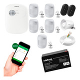 Kit Central Alarme Anm 24 Net App Celular + 5 Sensores C/fio