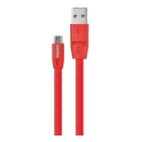 Cable Philips Dlc2518c Micro-usb  1.2 Mts Rojo Plano