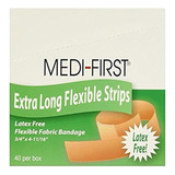 Medique 62178 Medi-first Látex Sin Vendas, Tejidos Extra Lar