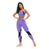 Roupa De Academia Conjunto Calça Legging Poliamida Grossa