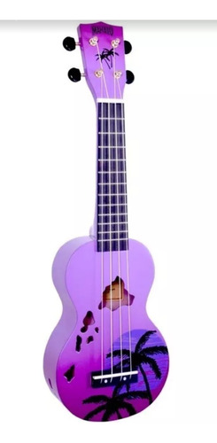 Ukelele Soprano Mahalo Md1 Funda Vs Motivo + Pua