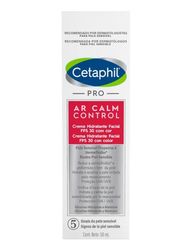 Hidratante Facial Fps30 Color | Cetaphil Pro Ar Calm Control