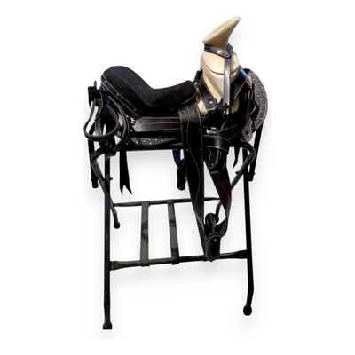Montura Silla Charra De Pony Para Niño De Piel Con Asiento | Meses sin interés