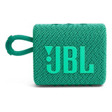 Alto-falante Jbl Go 3 Eco Portátil Com Bluetooth Waterproof 