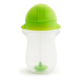 Munchkin Vaso Con Popote Antiderrame 10 Oz Para Bebe 2 Pzas Color Verde/azul