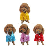 Capa De Lluvia Impermeable Para Mascotas Ropa Con Capucha