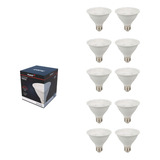 Kit 10 Lâmpadas Led Par30 E-27 11w Bivolt Avant Frio 6500k Cor Da Luz Branco - Frio 6500k 110v/220v