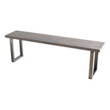 Mesa Living Comedor Industrial Hierro Madera Guayubira