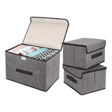 Cajas Organizadoras Plegable Almacena Ropa Dormitorio Hogar 