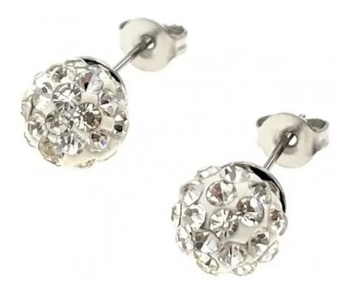 Aros Bolas De Fuego 6 Mm. Plata 925 Legítimos Garantía