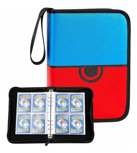 Portatarjetas De 6 Anillas, Compatible Con Tarjetas De Pokem