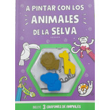 Libro Para Colorear A Pintar Con Los Animales De La Selva